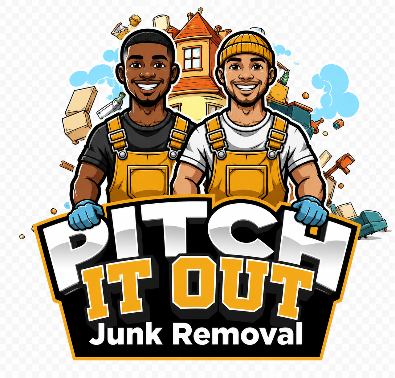 Pitch It Out Junk Removal logo